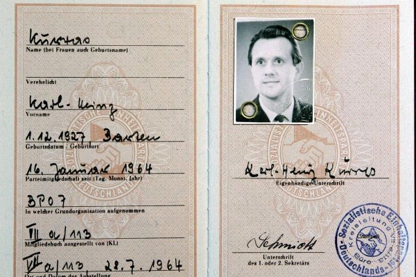 Západoberlínský policista byl tajně členem státostrany NDR.